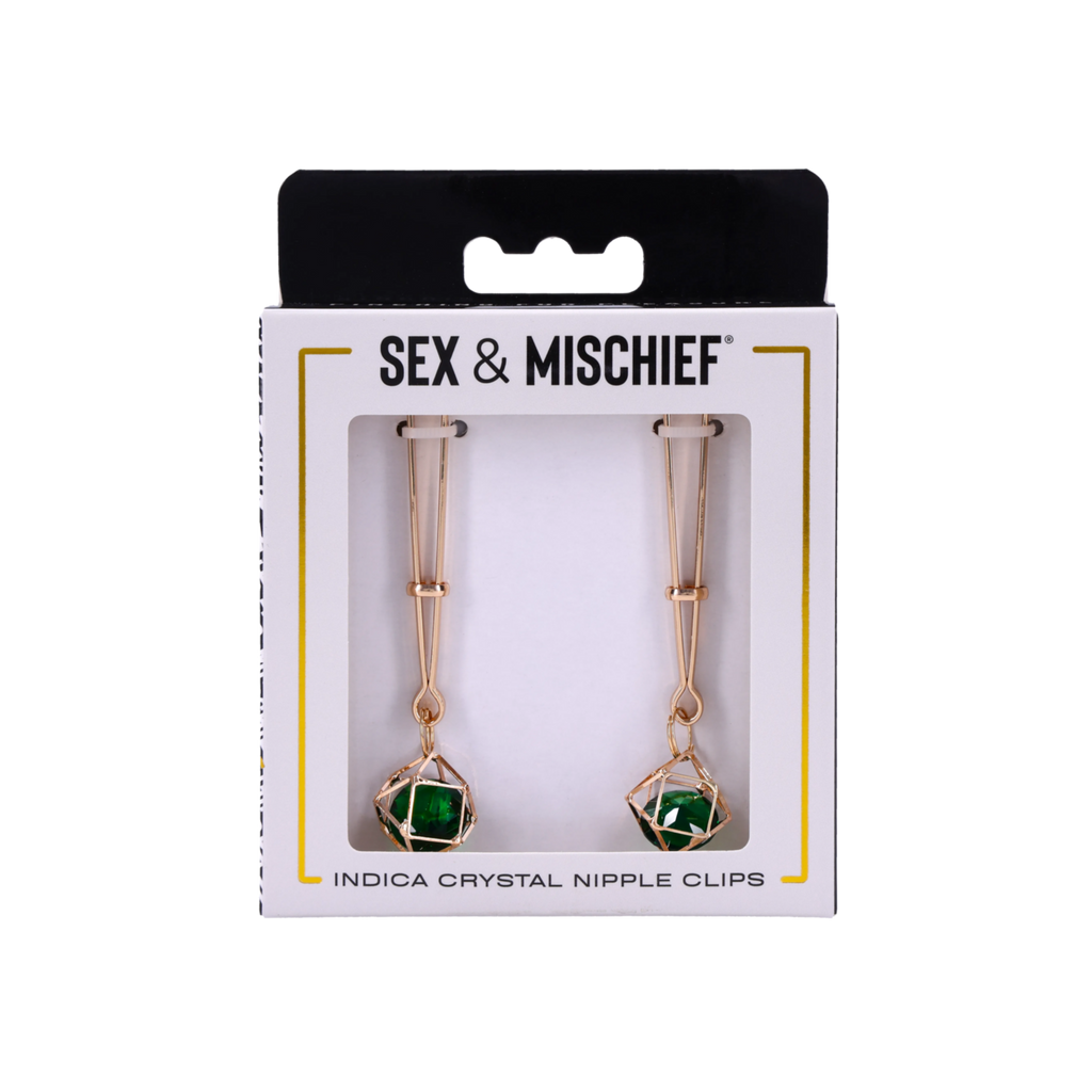 Indica Crystal Nipple Clips