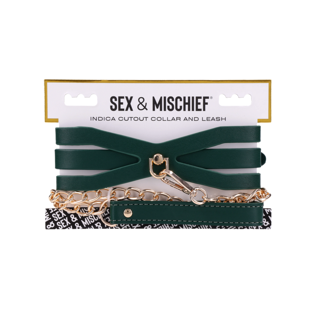Indica Cutout Collar and Leash
