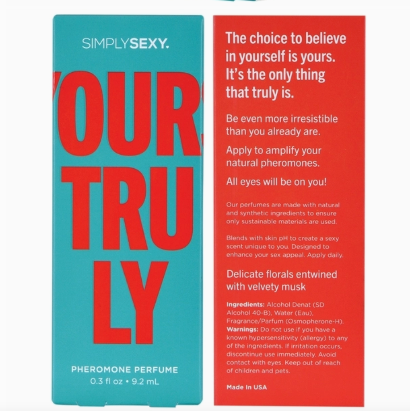 Yours Truly Pheromone Perfume Spray