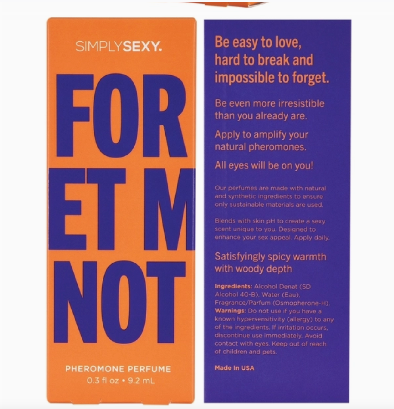 Forget Me Not Pheromone Perfume Spray