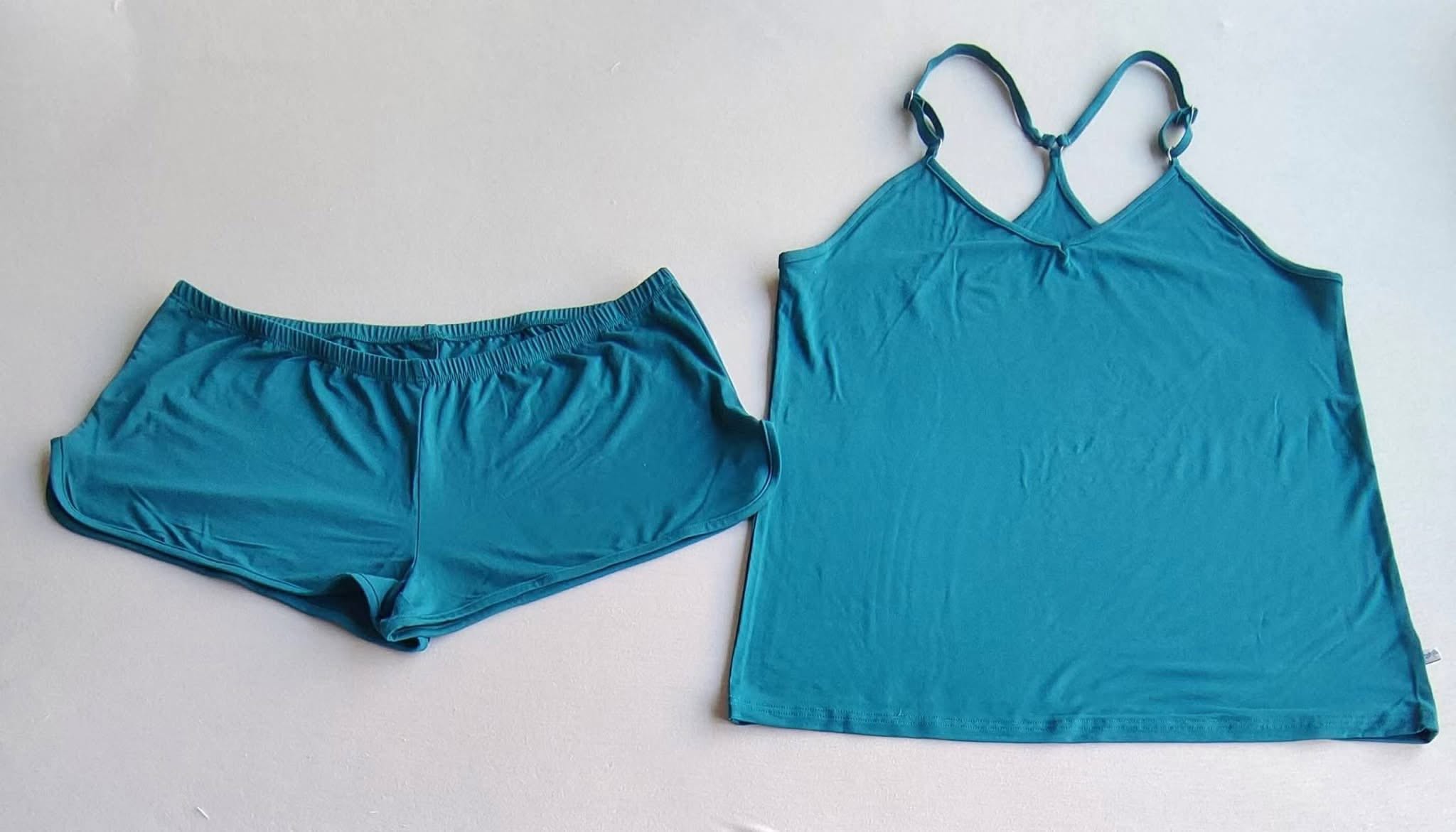Luxe Noir Bamboo Cami and Short Set