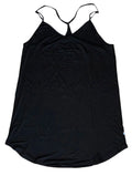 Luxe Noir Racerback Bamboo Chemise