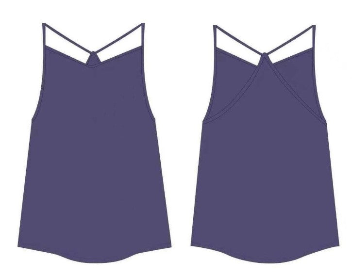 Luxe Noir Racerback Bamboo Chemise