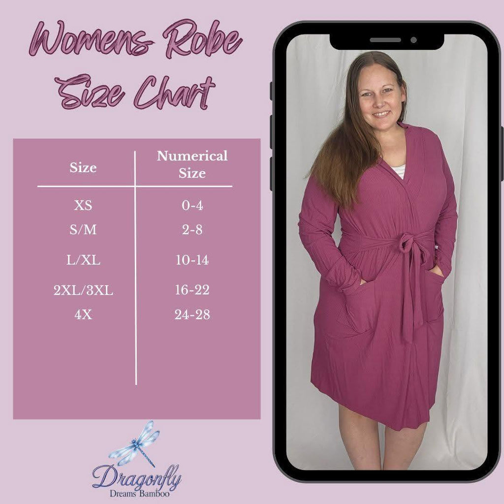 Luxe Noir Bamboo Robe
